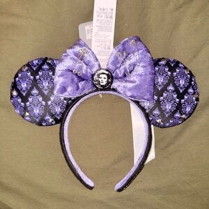 Disney Purple Haunted Mansion Mouse Ears Headband